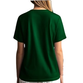 Nome do produto Camiseta Verde Bandeira Gato Café - Algodão Confortável