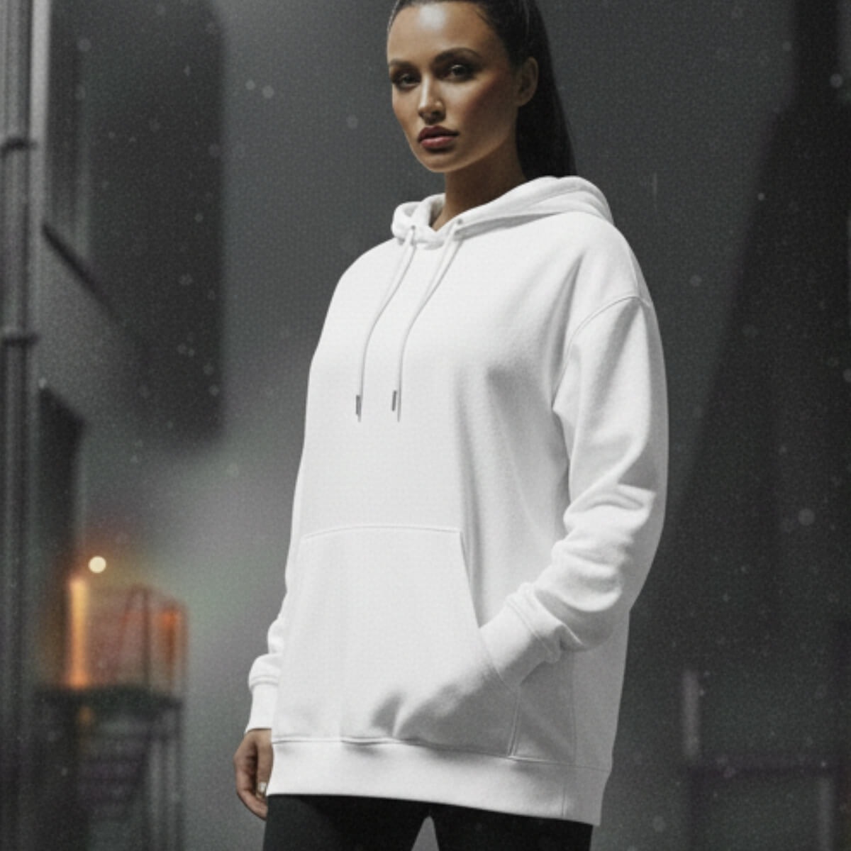 Nome do produto: Moletom Canguru com Capuz Liso Unissex – Malha Grossa 310g (P ao GG) – Sem Estampa