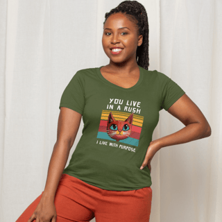 Nome do produto Baby Look - You Live In A Rush