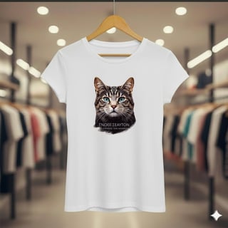 Nome do produto Camiseta Baby Long Quality - Gnosis: Conhece-te a Ti Mesmo (Gato Grego)
