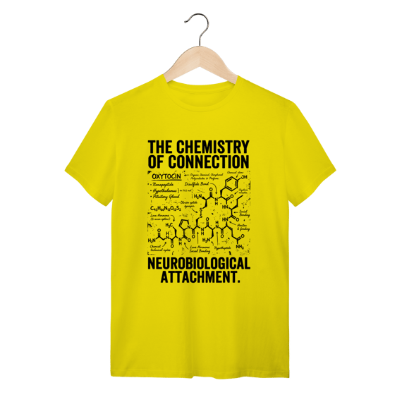 Camiseta Molécula de Oxitocina: A Química da Conexão