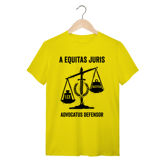 Camiseta Balança da Justiça: O Equilíbrio da Lei