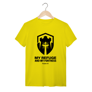 Nome do produto Camiseta Salmo 91: My Refuge and Fortress – Edição Especial Proteção Divina