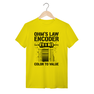 Nome do produto Camiseta Código de Cores Resistor – Eletrônica