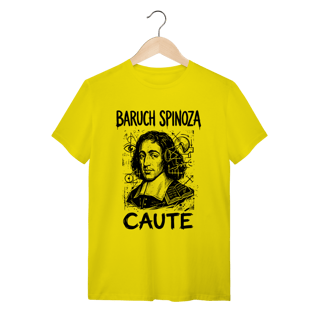 Nome do produto Camiseta Baruch Spinoza – Caute (Filosofia e Ética)