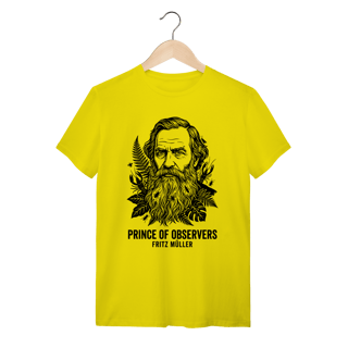 Nome do produto Camiseta Fritz Müller – Biologia Evolutiva
