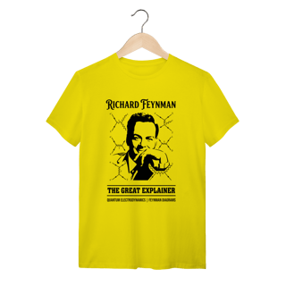 Nome do produto Camiseta Richard Feynman - A Dança das Partículas