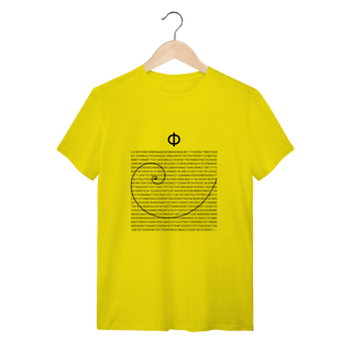 Nome do produto Camiseta Proporção Áurea | Para Pessoas Que Admiram o Conhecimento