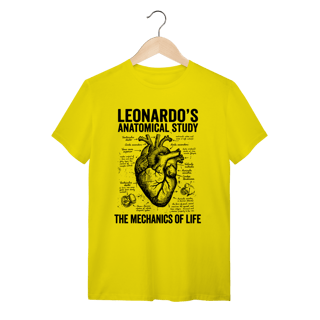 Nome do produto Camiseta Coração Anatômico Da Vinci: A Mecânica da Vida