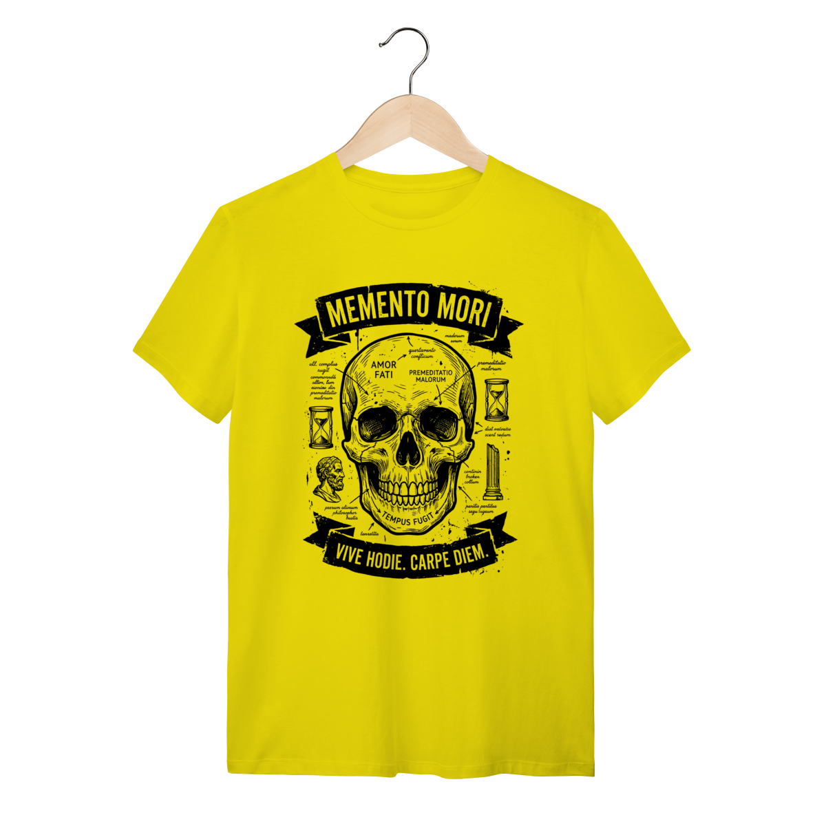 Nome do produto: Camiseta Memento Mori: A Consciência da Vida