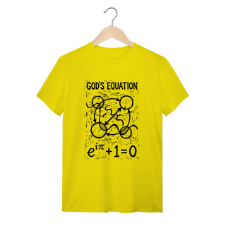 Nome do produto Camiseta Euler's Identity: GOD'S EQUATION (Matemáticos e Físicos)
