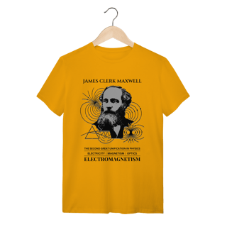 Camiseta Equações de Maxwell - A Unificação da Luz