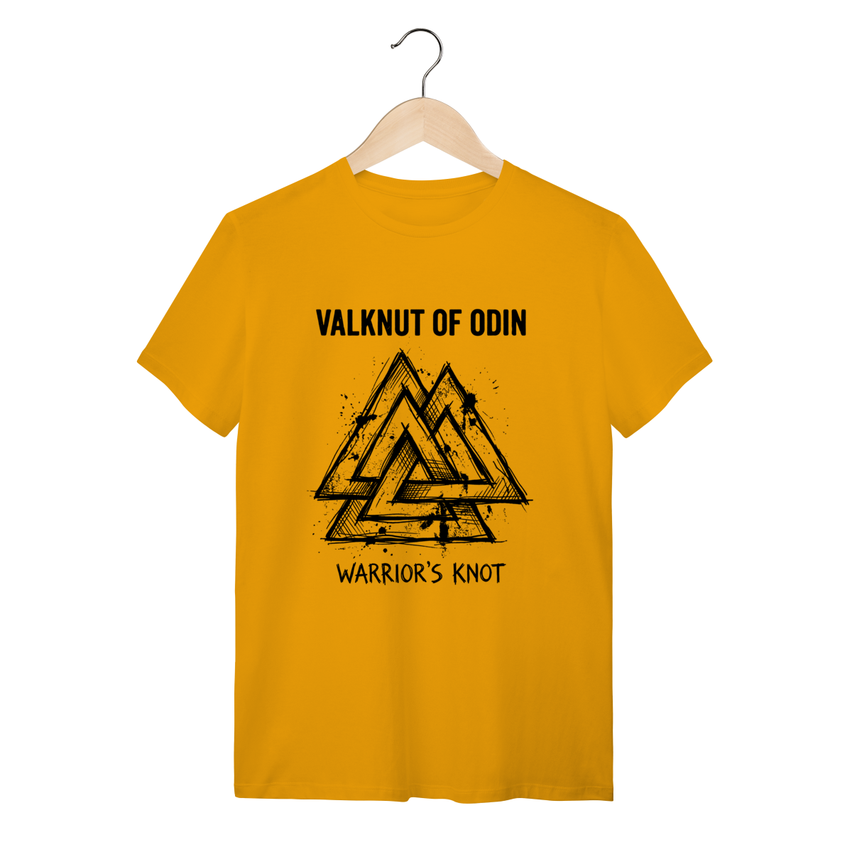 Nome do produto: Camiseta Valknut: O Nó de Odin