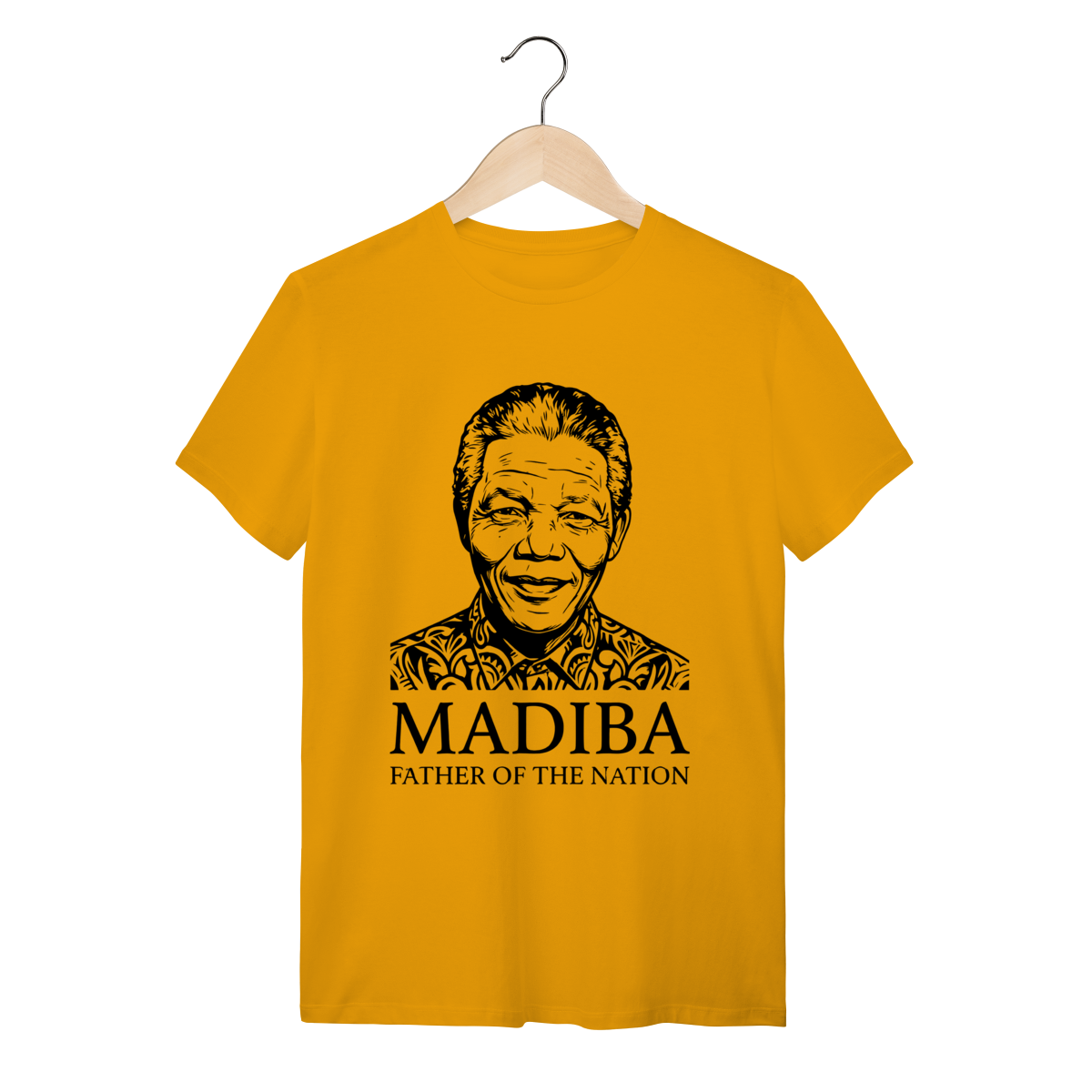 Nome do produto: Camiseta Nelson Mandela – Liderança e História