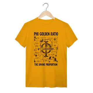 Nome do produto Camiseta Phi Golden Ratio: A Assinatura Matemática da Beleza