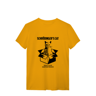 Nome do produto Camiseta Schrödinger's Cat - Paradoxo da Física Quântica | Edição Limitada