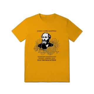Nome do produto Camiseta James Clerk Maxwell - As Leis do Eletromagnetismo