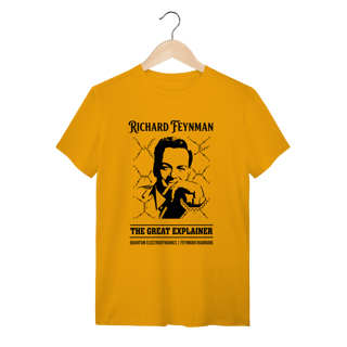 Nome do produto Camiseta Richard Feynman - A Dança das Partículas