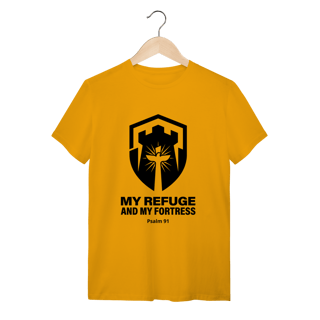 Nome do produto Camiseta Salmo 91: My Refuge and Fortress – Edição Especial Proteção Divina