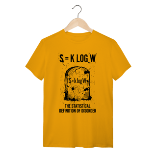Nome do produto Camiseta Entropia Boltzmann: S = k log W (Física & Termodinâmica)