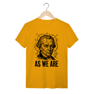 Nome do produto Camiseta Immanuel Kant – Coleção Razão Pura (As We Are)