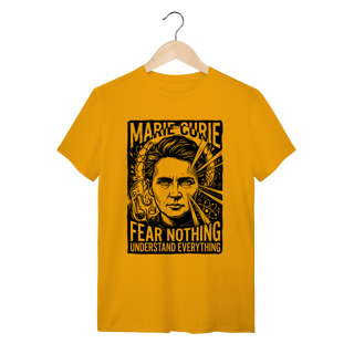 Nome do produto Camiseta Marie Curie Ciência Unissex Algodão Premium