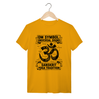 Nome do produto Camiseta Símbolo Om: A Vibração Primordial do Universo