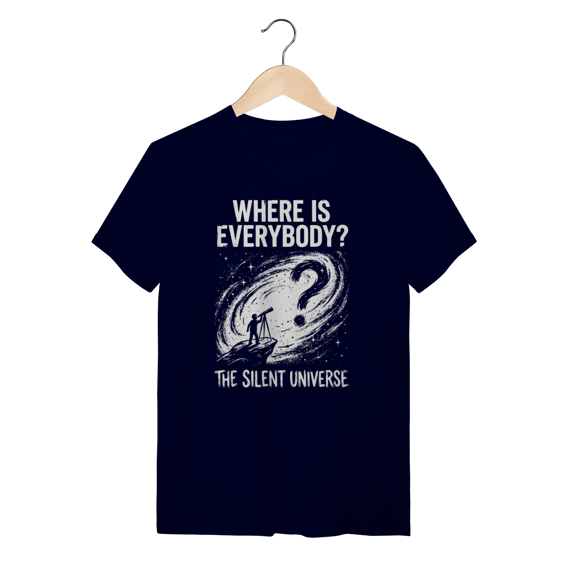 Camiseta Paradoxo de Fermi: O Silêncio do Universo