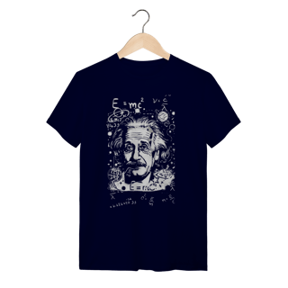 Nome do produto Camiseta Teoria da Relatividade - Albert Einstein | Premium Silk & Luck
