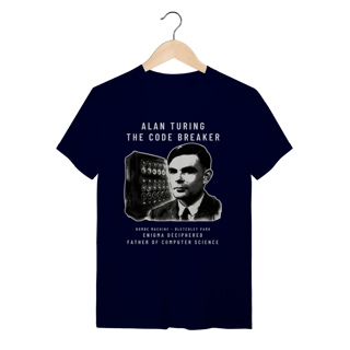 Nome do produto Camiseta Alan Turing - O Pai da Computação