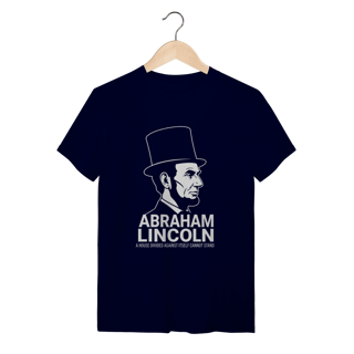 Nome do produto Camiseta Abraham Lincoln - A House Divided | Premium Humanidades