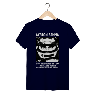 Nome do produto Camiseta Ayrton Senna: O Gap da Lenda – Edição Especial