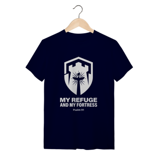 Nome do produto Camiseta Salmo 91: My Refuge and Fortress – Edição Especial Proteção Divina