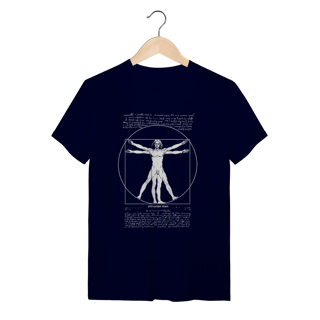 Nome do produto Camiseta Homem Vitruviano Da Vinci: A Proporção Divina – Edição Especial