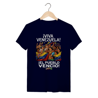 Nome do produto Camiseta Viva Venezuela: O Povo Venceu – Edição Especial e Histórica 2026