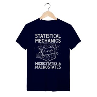 Nome do produto Camiseta Boltzmann Entropy: The Equation of Chaos (Física & Termodinâmica)