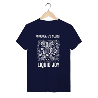 Nome do produto Camiseta Theobromine Molecule: A Fórmula da Felicidade (Química)