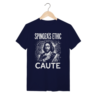 Nome do produto Camiseta Baruch Spinoza – Caute (Filosofia e Ética)