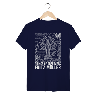 Nome do produto Camiseta Fritz Müller – Biologia Evolutiva