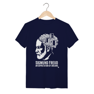 Nome do produto Camiseta Sigmund Freud – Psicologia e Ciência