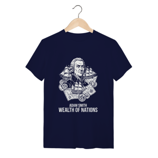 Nome do produto Camiseta Adam Smith – Economia Clássica