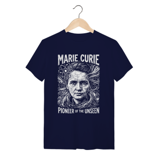 Nome do produto Camiseta Marie Curie Ciência Unissex Algodão Premium