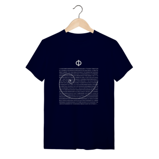 Nome do produto Camiseta Proporção Áurea | Para Pessoas Que Admiram o Conhecimento