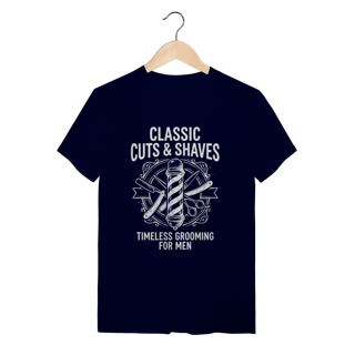 Nome do produto Camiseta Barber Pole: O Guardião do Estilo Clássico