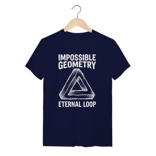 Nome do produto Camiseta Triângulo de Penrose – Geometria
