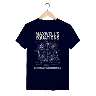 Nome do produto Camiseta Equações de Maxwell Eletromagnetismo