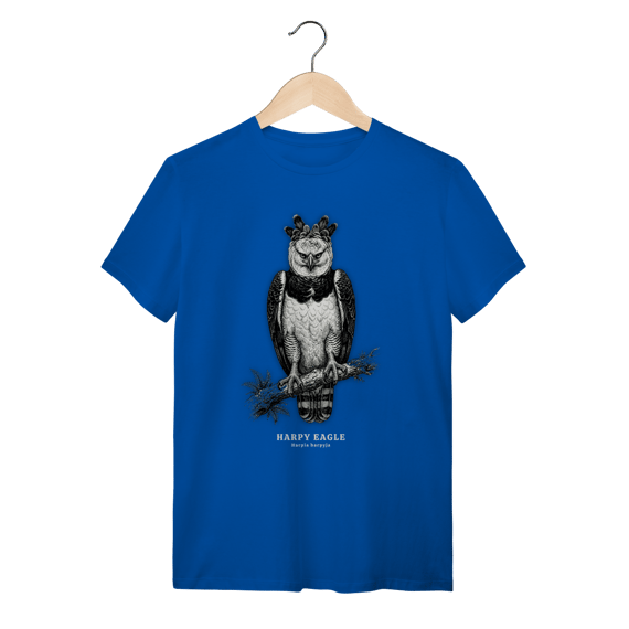 Camiseta Harpy Eagle Harpia harpyja Concept - 100% Algodão Unissex Premium