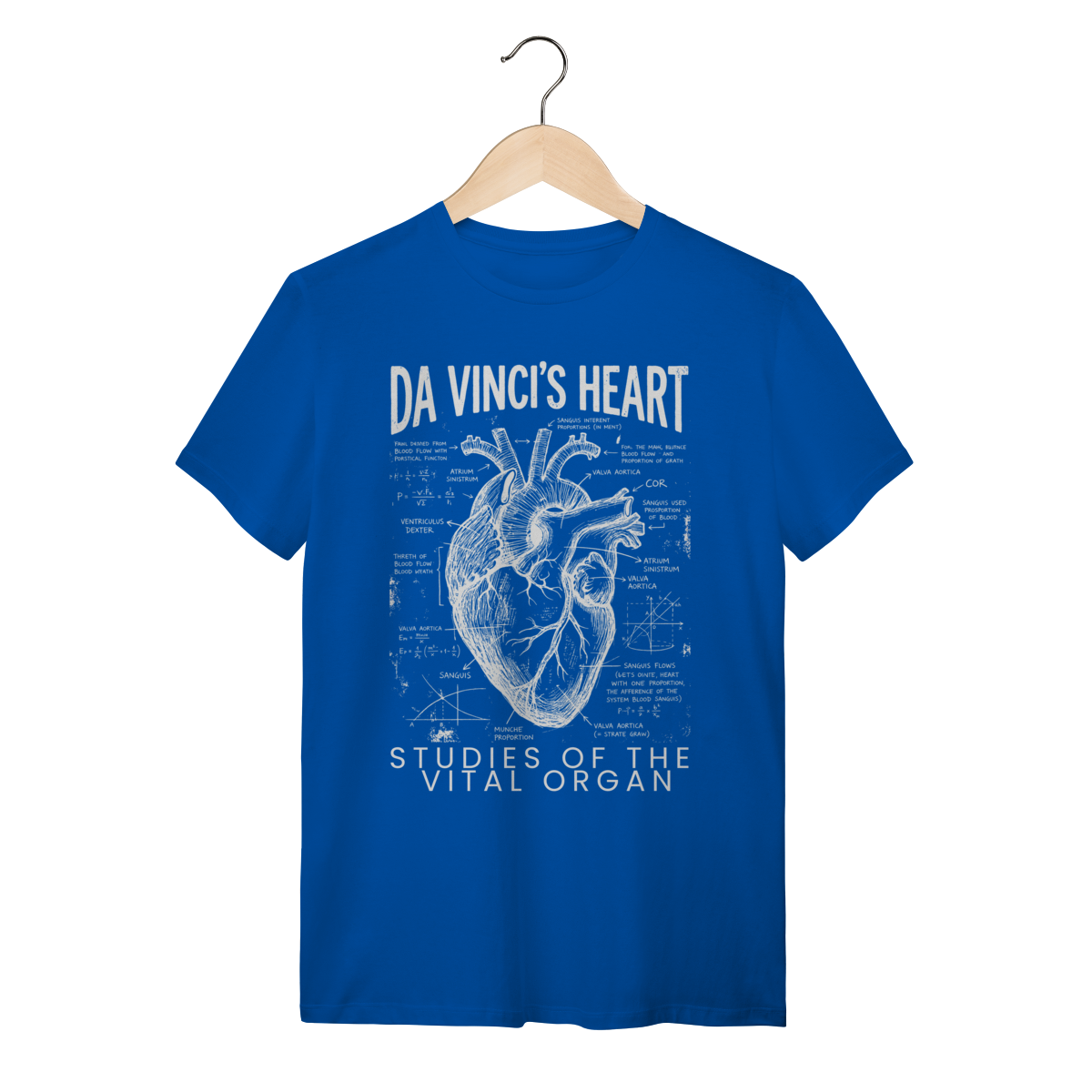 Nome do produto: Camiseta Coração Anatômico Da Vinci: A Mecânica da Vida