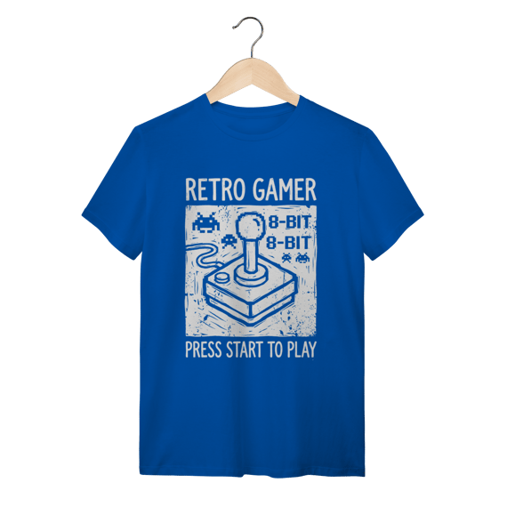 Camiseta Retro Gamer: A Era 8-Bits