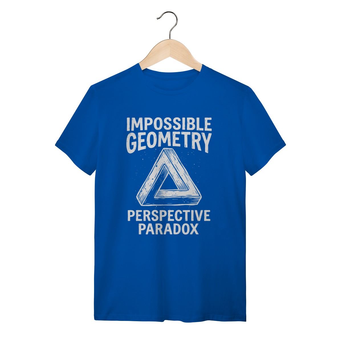 Nome do produto: Camiseta Triângulo de Penrose – Geometria